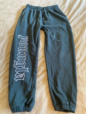YoungLA 256 "Anthem" Heavyweight Jogger - Teal Wash L